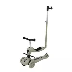 [파파스토이]알파카 퍼스트 킥보드 3in1 탈부착식 그레이 어린이 유아 씽씽이 붕붕카 (부모조향핸들바 포