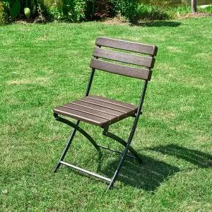 [체어팩토리]다니엘 체어 접이식 브로몰딩 야외 의자 사각 바베큐 캠핑 단체 펜션 의자