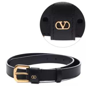[부산점][발렌티노][발렌티노] 25FW 여성 브이로고 시그니처 벨트 (7W2T0SM1 PPU 0NO 25F)