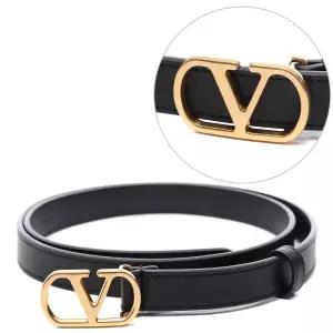 [부산점][발렌티노][발렌티노] 25FW 여성 브이로고 시그니처 벨트 (7W2T0SM7 IYR 0NO 25F)