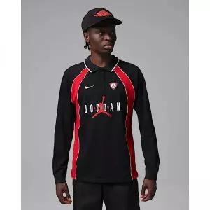 [나이키]조던 플라이트 남성 긴팔 폴로 저지 - 블랙유니버시티 레드유니버시티 레드 IF1915-010 276521