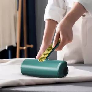 떼어쓰는 점착식 돌돌이 털 먼지제거 롤러 클리너 휴대용 머리카락 옷 리필용