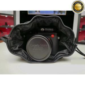 방수 빔 포켓 천 진짜 가죽 보호 가방 라이카 M10 M240 Q D-LUX8 XE M3 M7 sofort 카메라 용 휴대용 케이스