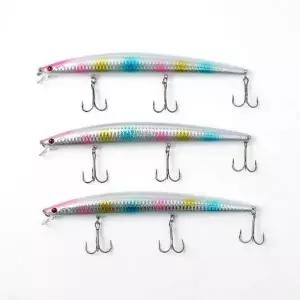 바다낚시 플로팅 미노우 루어 3p세트 방어 농어 18cm (WFI884J)