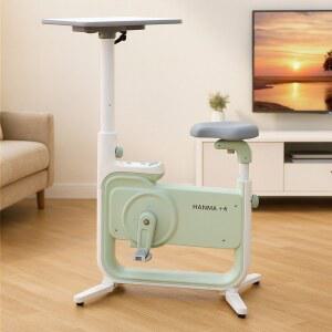 무소음 실내자전거 가정용 싸이클 받침대 홈자전거 좌식 다이어트 책상 미니 운동