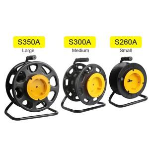 수동 케이블 권선 릴 광학 모바일 섬유 전원 신호 라인 미니 소형 소형 빈 디스크 플라스틱 라이트 스트립