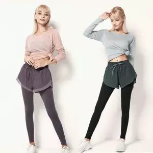 요가 필라테스 9부 여자 반바지 레깅스 운동복 헬스복