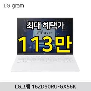LG그램 ALL-Day그램 16ZD90RU-GX56K 13세대 i5/램16GB/SSD 256GB/Non-OS