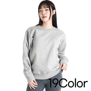 [엔티즈] 특양면 맨투맨 남여공용 베이직 무지 티셔츠 빅사이즈 무지티 기모 긴팔티 남자 여자 아동 커플티 단체티