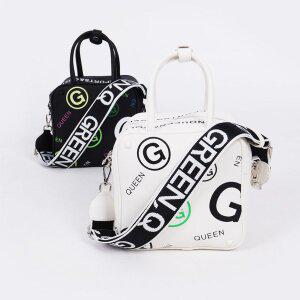 [지니골프]꽃 큐브 크로스백 사각 골프가방 카트백