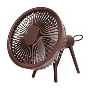 루컴즈 무드등 저소음 스탠드 미니 선풍기 초코브라운