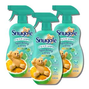 스너글 섬유탈취제 470ml 3개 스파클링 시트러스