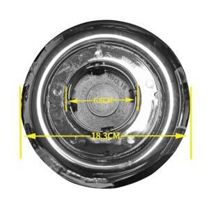 만소리 휠캡 플로팅 휠커버 스피닝 튜닝 커버 휠덮개 1개 60mm 호환상품