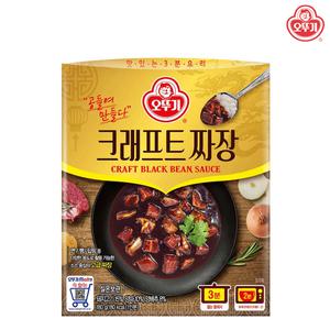 오뚜기 크래프트 짜장 200g 부드럽고 고소한맛 3분짜장