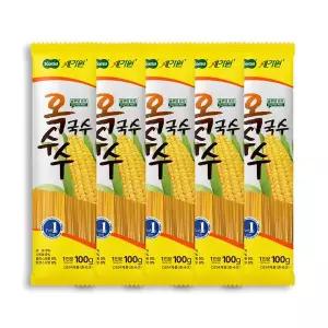 [순솔]가원 100% 옥수수국수 500g 100g X 5개 글루텐프리 고단백질 마라탕면 냉면 잔치국수