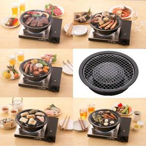 이와타니 소고기 석화구이 야끼니꾸 캠핑 버너 그릴 부루스타 석쇠 가스