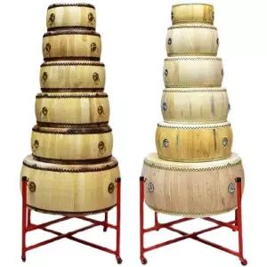 난타북 북채 타악기 사물놀이 스탠드 작은북 난타 전통 공연