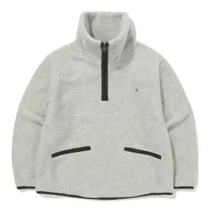 빈1 BZ71TS01GY 그레이 폴라폴리스 하프 집업 티셔츠