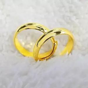 유광 5mm 도금 민무늬 반지 쌍가락지 추천 변색없는 빅사이즈 조절가능 디베르