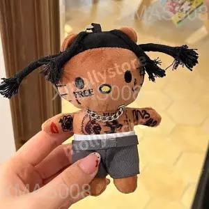  헬로 키티 래퍼 인형 키링 가방고리 키홀더