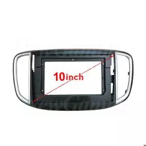 브릴리언스 진베이 F30 F50 용 10인치 프레임 무케이블 오디오 어댑터 대시 트림 키트 페이시아 패널 라디