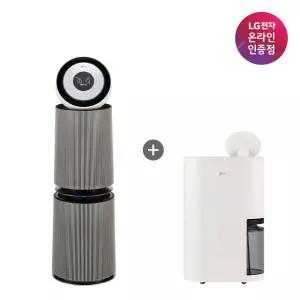 LG 퓨리케어 AI 360 공기청정기 + LG 휘센 오브제컬렉션 제습기 (AS335NSAC + DQ214MEGA)