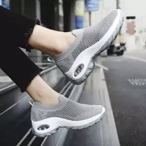 플라이니트 에어쿠션 운동화 2컬러 메쉬 여자