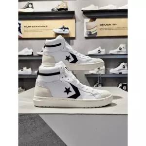 [여주점][컨버스][컨버스 단독 특가] 프로 블레이즈 스니커즈 클래식 미드탑 화이트 운동화 A08644C