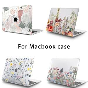 MacBook Chip M1 Air 13 Pro 용 새 투명 프린팅 하드 쉘 케이스 New 14 16 Air13.6 M2 A2681