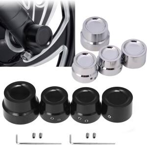 바이크 오토바이 프론트 및 리어 액슬 너트 커버 캡 할리 스포츠스터 XL883 XL1200 다이나 스트리트 밥 투