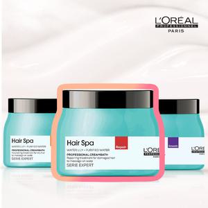 로레알 헤어스파 미용실 트리트먼트 헤어팩 리페어링 크림바스 딥너리싱 스무딩