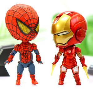 스파이더맨 아이언맨 마크43 액션 피규어 (10cm)