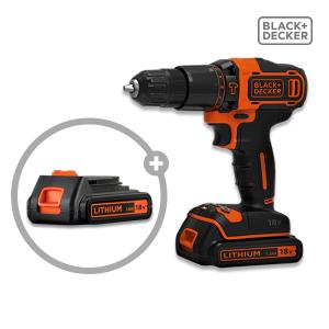 [블랙앤데커]18V 전동해머드릴 BDCHD18K1B 2배터리/햄머드릴/무선/콘크리트사용/무선충전공구/