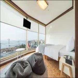 [제주 게스트하우스] 제주 퓨어스테이오션 리조트 (제주공항 서부(용담,도두,연동,노형동))