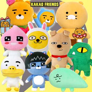 카카오 프렌즈 대형 60cm 라이언 춘식이 죠르디 어피치 프로도 네오 튜브 무지 콘 애착 동물 인형