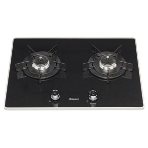 [롯데백화점]린나이 린나이 2구 빌트인 가스쿡탑 블랙펄 (건전지타입) RBR-P2501D (334)