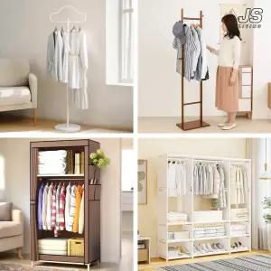 [모음전] 이동식 옷걸이 행거 스탠드 2단 드레스룸 튼튼한 조립식 비키니 옷장 커튼 옷 수납 시스템 행거 원룸 이불장 선반 철제 원목