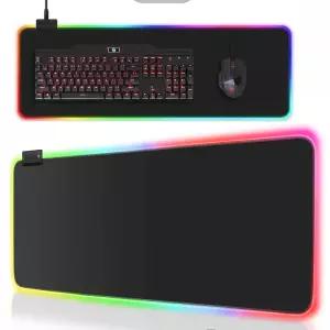 RGB LED 마우스 키보드 장패드 78cm 게이밍 데스크매트 OMP-LED