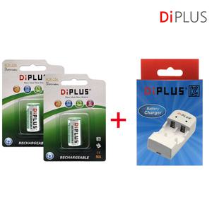 CR123A 충전지/전지/리튬인산철/배터리2개+충전기세트