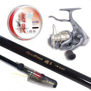 [에프원낚시]니신 바다낚시대세트 올스타2 티카 브레이크릴 고센줄