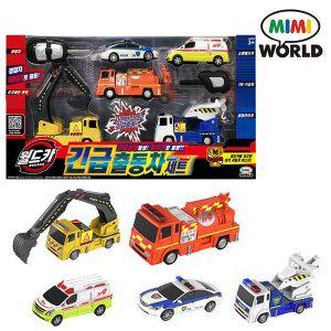[미미월드]월드카 파워키 긴급출동차세트 /미니카 자동차완구