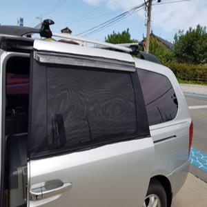 조은넷 자석형)신형 모든차종 모하비방충망/그랜드스타렉스방충망/올뉴카니발모기장/앞문2장/뒷문2장