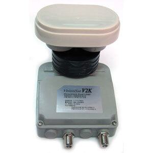 무궁화위성 듀얼와이드 LNB 10.750용 (안테나 하나로 2개의 위성수신기 설치 가능)