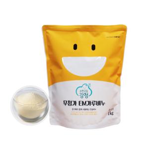 강청 식물성EM 세탁가루비누 1kg 찬물전용