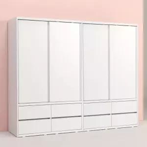 솔트 2400 슬라이딩 서랍형 옷장세트 mcr126