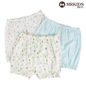 (제이지몰)엠알키즈 여아 순면 드로즈 사각팬티 3매 세트 KW212