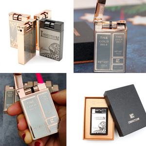 방풍 터보 지포 라이터 가스충전 슬림 럭셔리 남성 선물용 캠핑 낚시 라이타