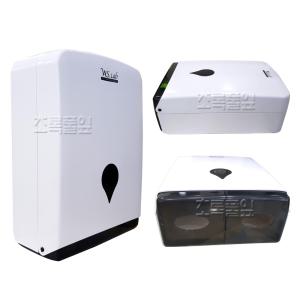 WS 벽걸이 냅킨 디스펜서/2구 케이스/네프킨/화장지/업소용