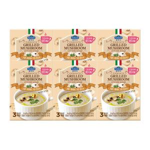 폰타나 피에몬테 그릴드 머쉬룸 크림 수프 즉석지함, 60g, 6개