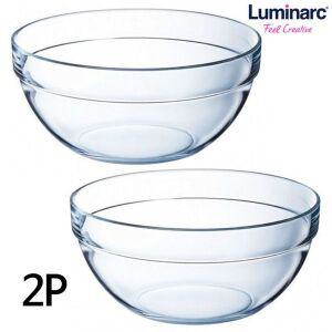 [루미낙]강화 유리볼 9호(23cm) 2P세트 유리 베이킹 샐러드볼[32039647]